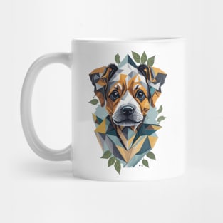 Geometric Dog Mug